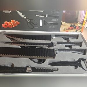 Kunzhisheng 6 Piece Kitchen Knife Set